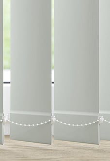 Palermo (Blackout), Light Grey - Vertical Blind Slats